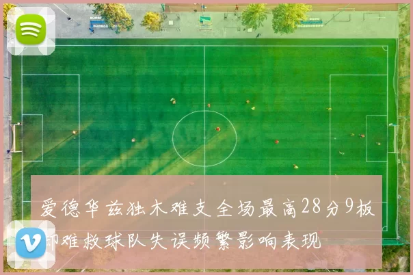 爱德华兹独木难支全场最高28分9板却难救球队失误频繁影响表现